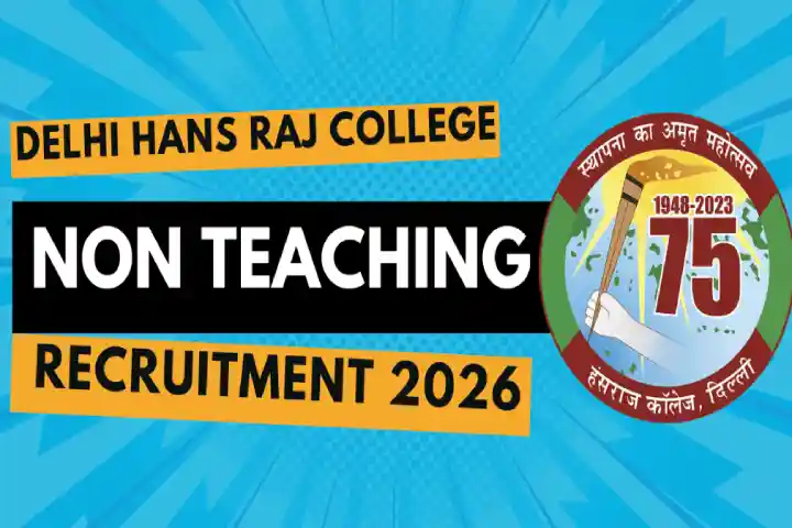 Delhi Hansraj College Non Teaching Recruitment 2026